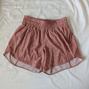 Lululemon Athletica Pink Athletic Shorts with Flowy Design